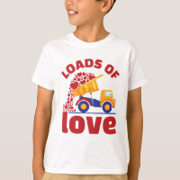 Ladingen van Love Truck Valentijnsdag Boy Kinder