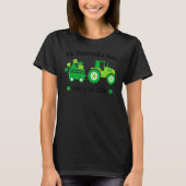 Ladingen van luck St Patricks Day Tractor Toddler T-shirt (Voorkant)