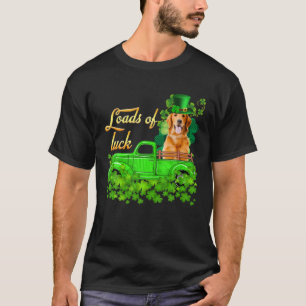 Ladingen van Luck Truck Golden Retriever St Patric T-shirt