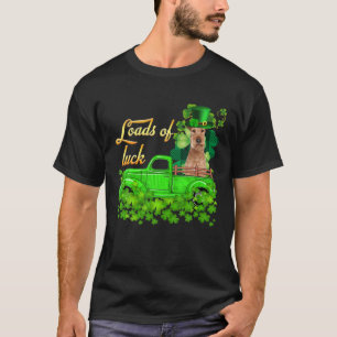 Ladingen van Luck Truck Irish Terrier St Patrick's T-shirt