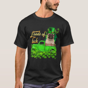 Ladingen van Luck Truck Pug St Patrick's Day T-shirt