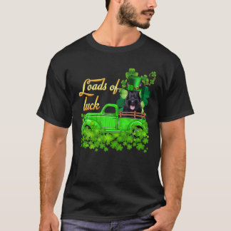 Ladingen van Luck Truck Scottish Terrier St Patric T-shirt