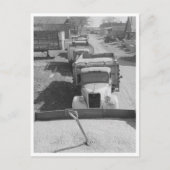 Ladingen van schelpdieren briefkaart (Voorkant)