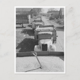 Ladingen van schelpdieren briefkaart