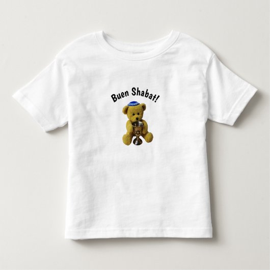 Ladino Shabbat Teddy Bear T-shirt (Voorkant)