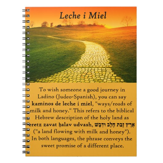 Ladino wenst een goede reis notitieboek (Voorkant)