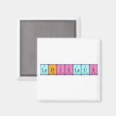Ladislaus periodieke lijstnaam magnet (Voorkant / Achterkant)