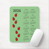 Ladiy Bugs 2026 Calendar Mousepad Muismat (Met muis)