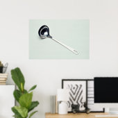 Ladle voor het serveren van soep poster (Thuiskantoor)
