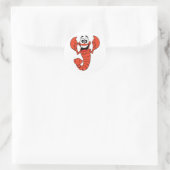Ladlow de Lobster Ronde Sticker (Tas)