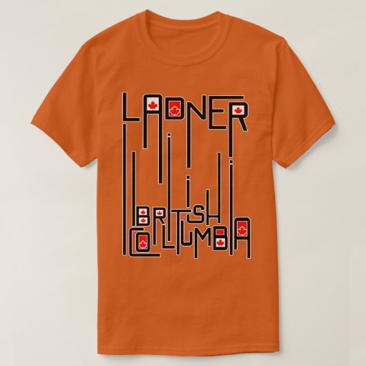 Ladner vlag Brits-Columbia T-shirt (Design voorkant)