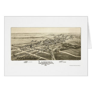 Ladonia, TX Panoramic Map - 1891