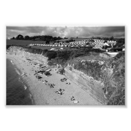 Ladram Bay Jurassic Coast Devon England Foto Afdruk
