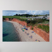 Ladram Bay Jurassic Coast Devon Poster (Voorkant)