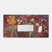 Ladrie's tuin in rood bureaumat (Keyboard & Muis)