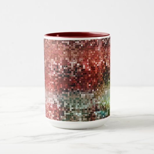 Ladrilho vermel manchado com tinta spray mok (Midden)