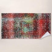 Ladrilho vermel manchado com tinta spray strandlaken (Voorkant)