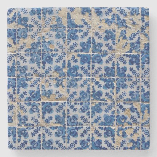 Ladrilhos Portugueses Stenen Onderzetter (Voorkant)