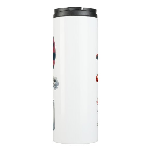 Ladtbug Gnome Thermische Tumbler Thermosbeker (Achterkant)