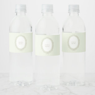 Laduree Franse Café Patisserie Groene Streep Waterfles Etiket