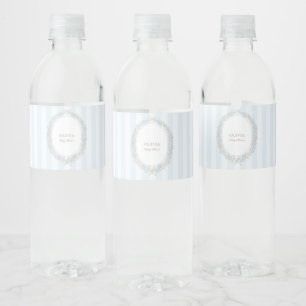 Laduree Franse Koffie Boulangerie Blauwe Streep Waterfles Etiket