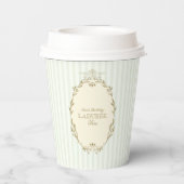 Ladurée Paris Franse Patisserie Verjaardag Papieren Bekers (Achterkant)