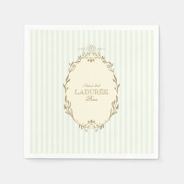 Ladurée Paris Franse patisserie vintage verjaardag Servet