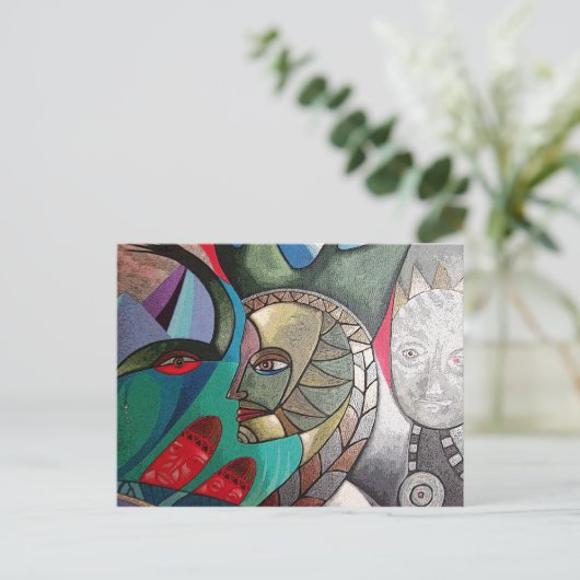 Lady A Briefkaart (Staand voorkant)