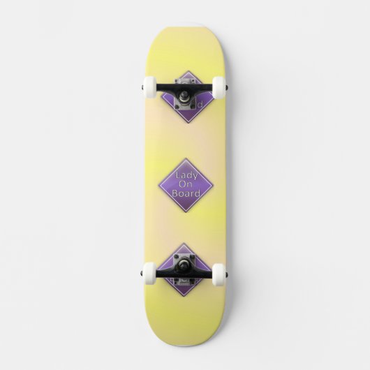 Lady aan boord Skateboard (Voorkant)