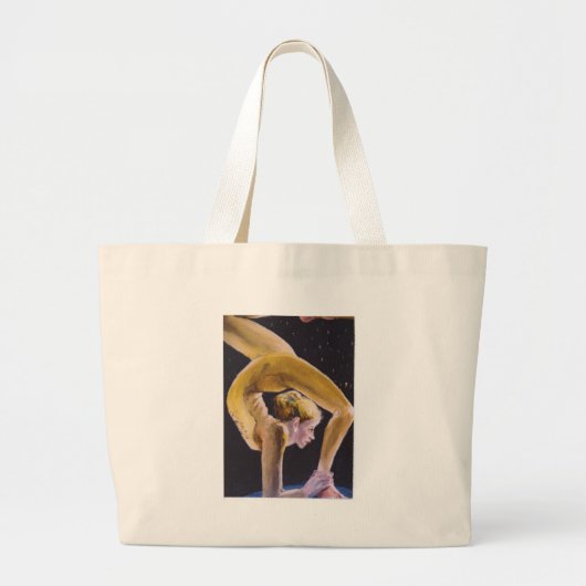 Lady Acrobat Grote Tote Bag (Voorkant)