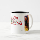 Lady Action Coffee-Mok Tweekleurige Koffiemok (Voorkant rechts)