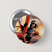 Lady Action Pin Ronde Button 5,7 Cm (Voorkant /achterkant)