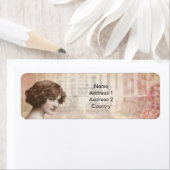 -Lady-adreslabel Etiket (Insitu)