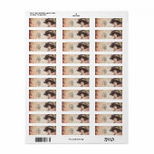 -Lady-adreslabel Etiket (Full Sheet)