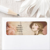 -Lady-adreslabel Etiket (Insitu)