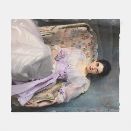 Lady Agnew van Lochnaw 1864 Fleece Deken (Voorkant (Horizontaal))