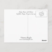 Lady Agnew van Lochnaw Briefkaart (Achterkant)