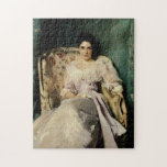 Lady Agnew van Lochnaw Legpuzzel<br><div class="desc">-Amerikaanse impressionist portret schilderij "Lady Agnew of Lochnaw" door John Singer Sargent,  1892-93.</div>