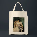 Lady Agnew van Lochnaw Tote Bag<br><div class="desc">Portrait-schilderij van Lady Agnew van Lochnaw,  1892-93,  van de Amerikaanse schilder John Singer Sargent.</div>