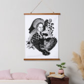 Lady and Night Owl Hangend Wandkleed (Slaapkamer)