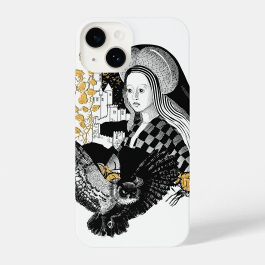 Lady and Night Owl iPhone Hoesje (Achterkant)