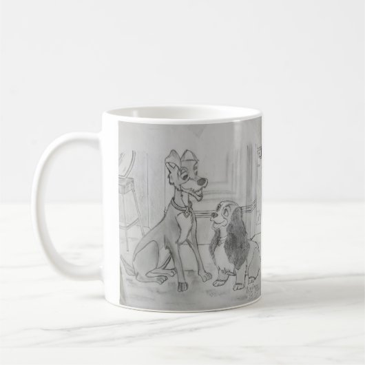Lady and The Tramp Mug Koffiemok (Links)
