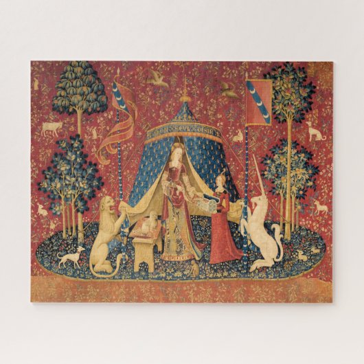 Lady and The Unicorn by Old Master Legpuzzel (Horizontaal)