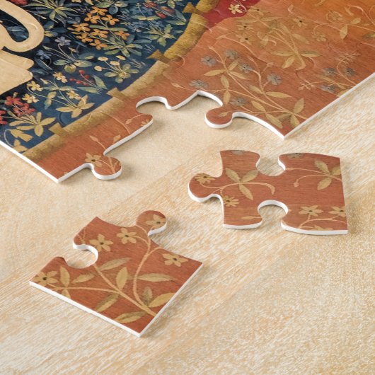 Lady and The Unicorn by Old Master Legpuzzel (Zijkant)