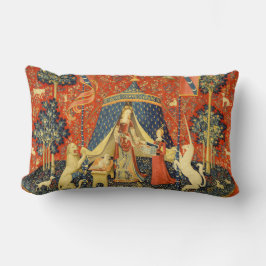 Lady and The Unicorn Middeleeuwse Wandtapijt: Fran Kussen