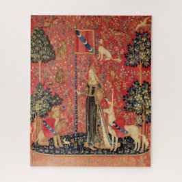LADY AND UNICORN Lion, Fantasy Flowers, Animals Legpuzzel