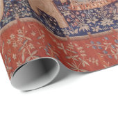 Lady and Unicorn Medieval Tapestry Desire Cadeaupapier (Rol Hoek)