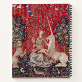 Lady and Unicorn Medieval Tapestry Sight Notitieboek (Achterkant)
