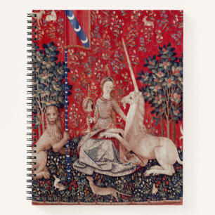 Lady and Unicorn Medieval Tapestry Sight Notitieboek
