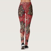 Lady and Unicorn Medieval Tapestry Touch Leggings (Achterkant)